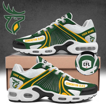 Customized Edmonton Elks Merch Air Max Plus Sneakers Football Gifts For Him - Foxy23shop