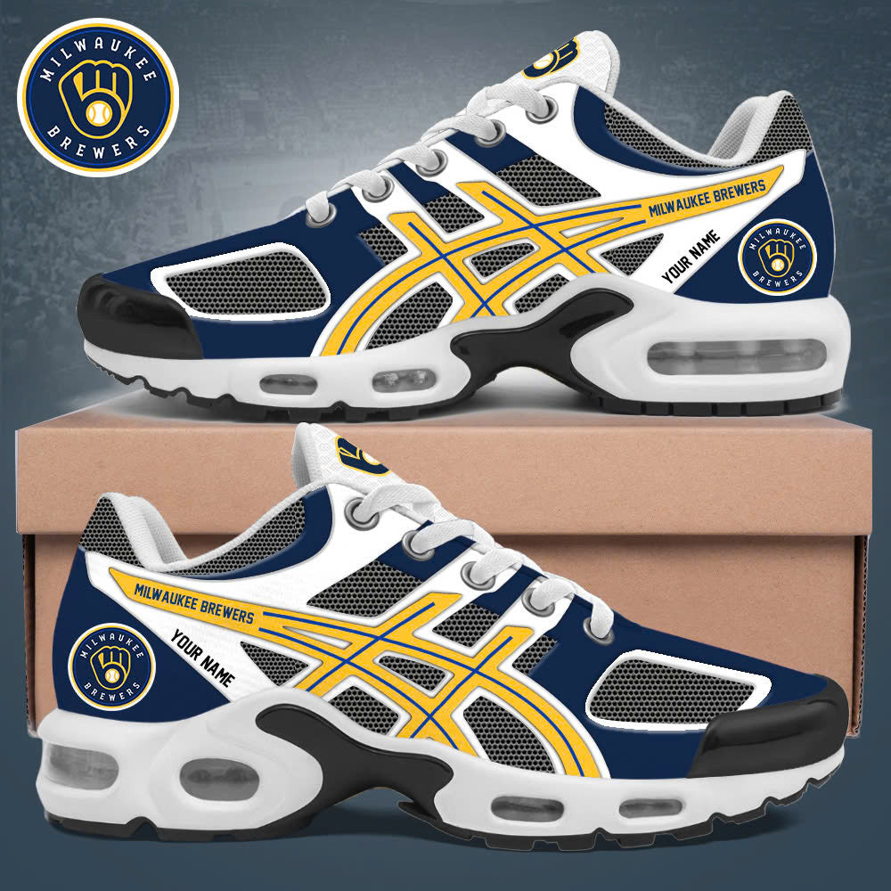 Customized Milwaukee Brewers Merch Air Max Plus Sneakers Football Gifts For Husband - Foxy23shop