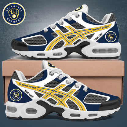 Customized Milwaukee Brewers Merch Air Max Plus Sneakers Football Gifts For Husband - Foxy23shop