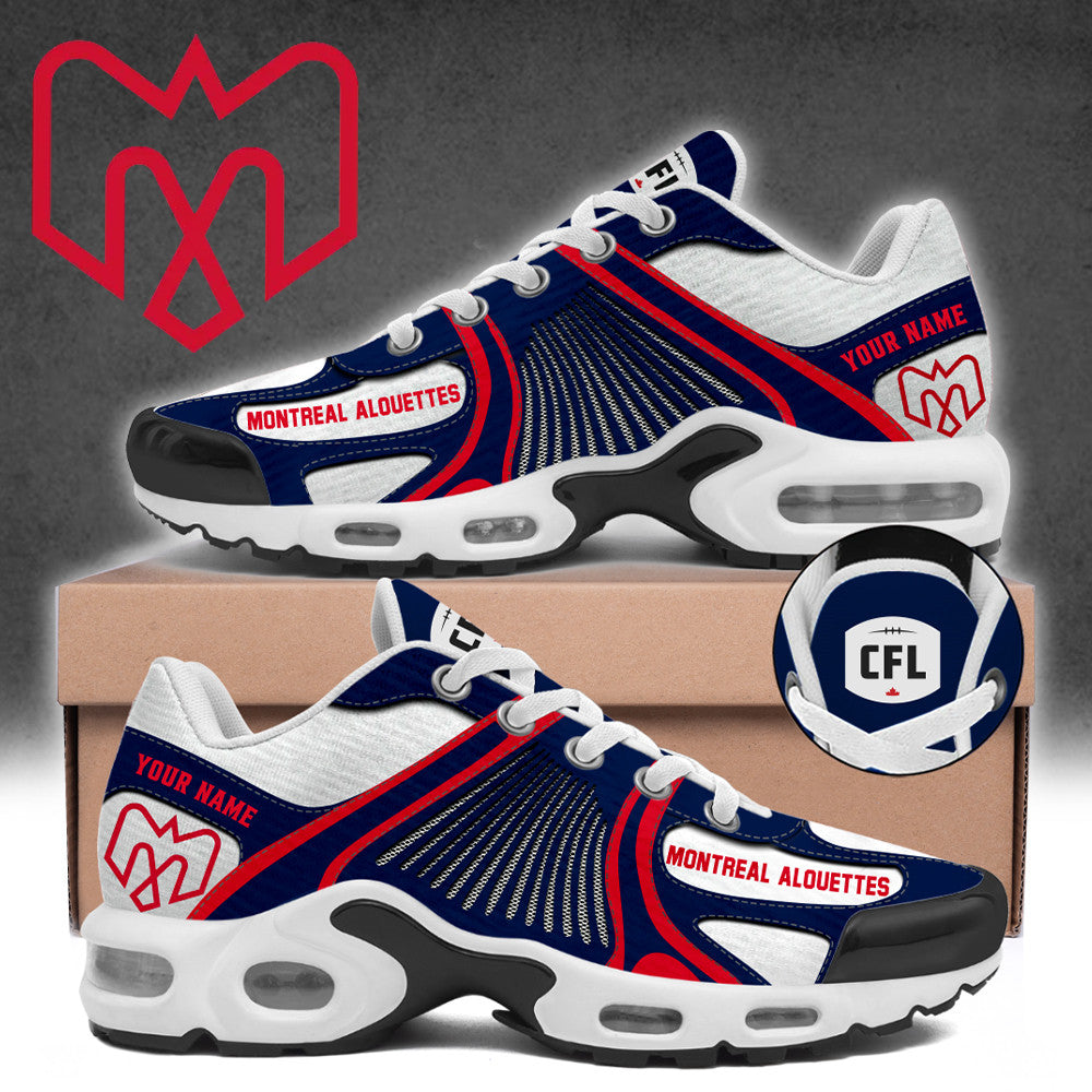 Customized Montreal Alouettes Merch Air Max Plus Sneakers Football Gifts For Boyfried - Foxy23shop