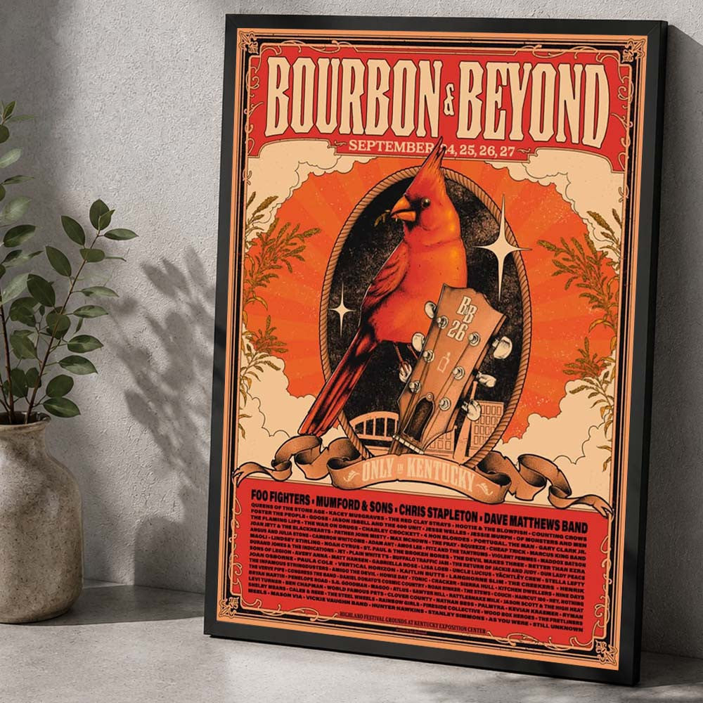 Bourbon And Beyond Festival 2026 Line Up Poster Music Fest Poster Gifts Idea For Brothers - Foxy23shop