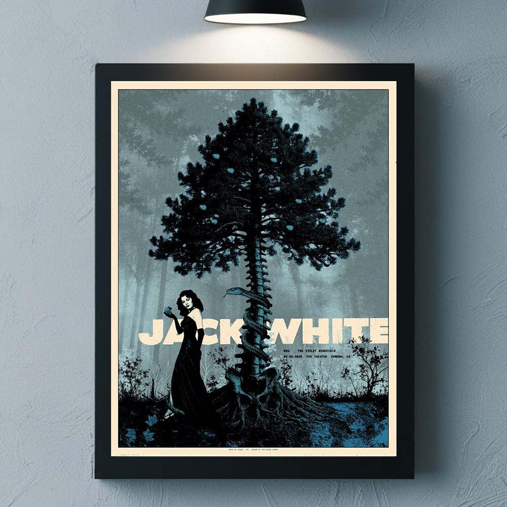 Jack White Pomona CA 2026 Show Poster Jack White Concert Poster Music Lovers Gifts - Foxy23shop