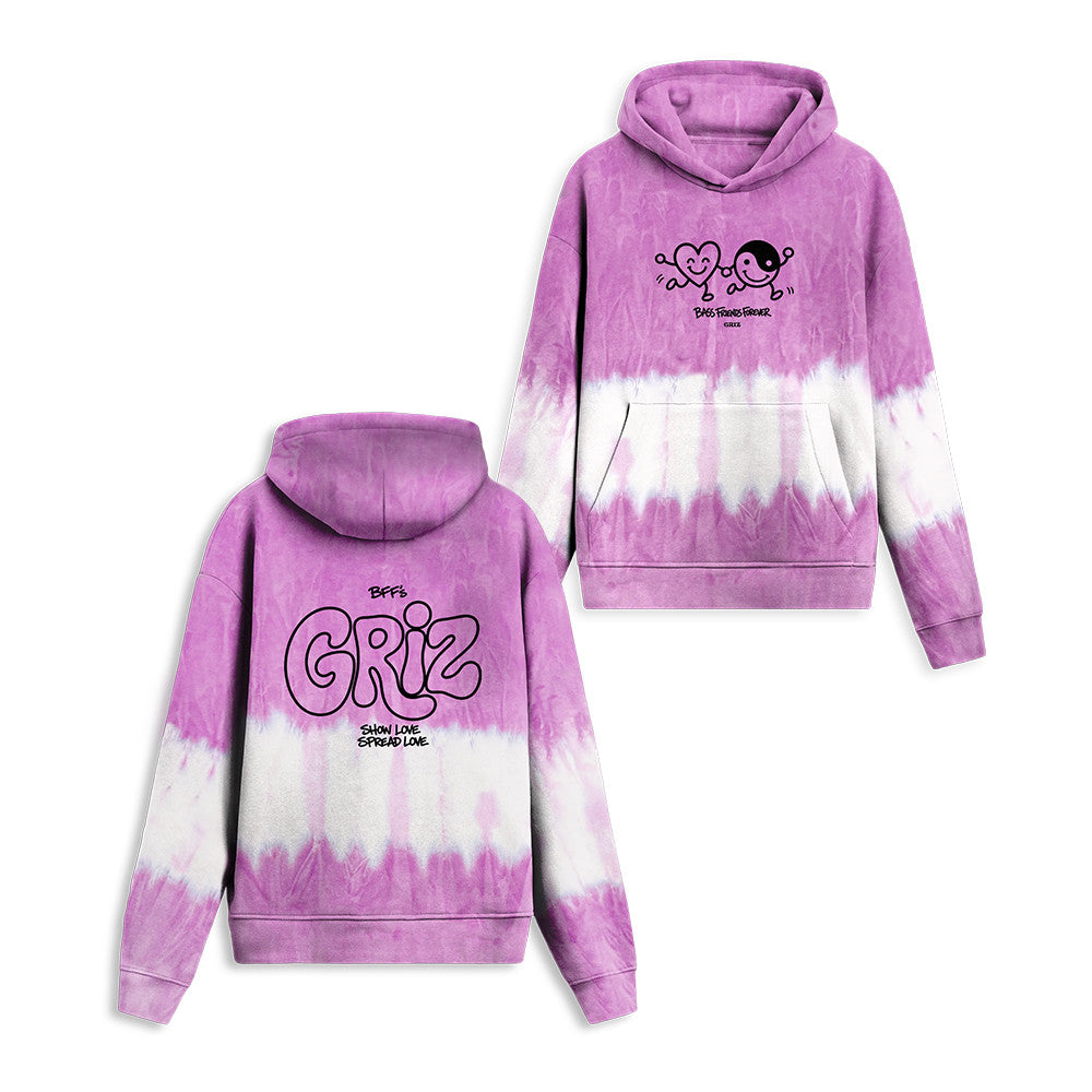 Griz Valley Of The Seven Stars Merch Bff Tie Dye Hoodie Gifts For Griz Lovers - Foxy23shop