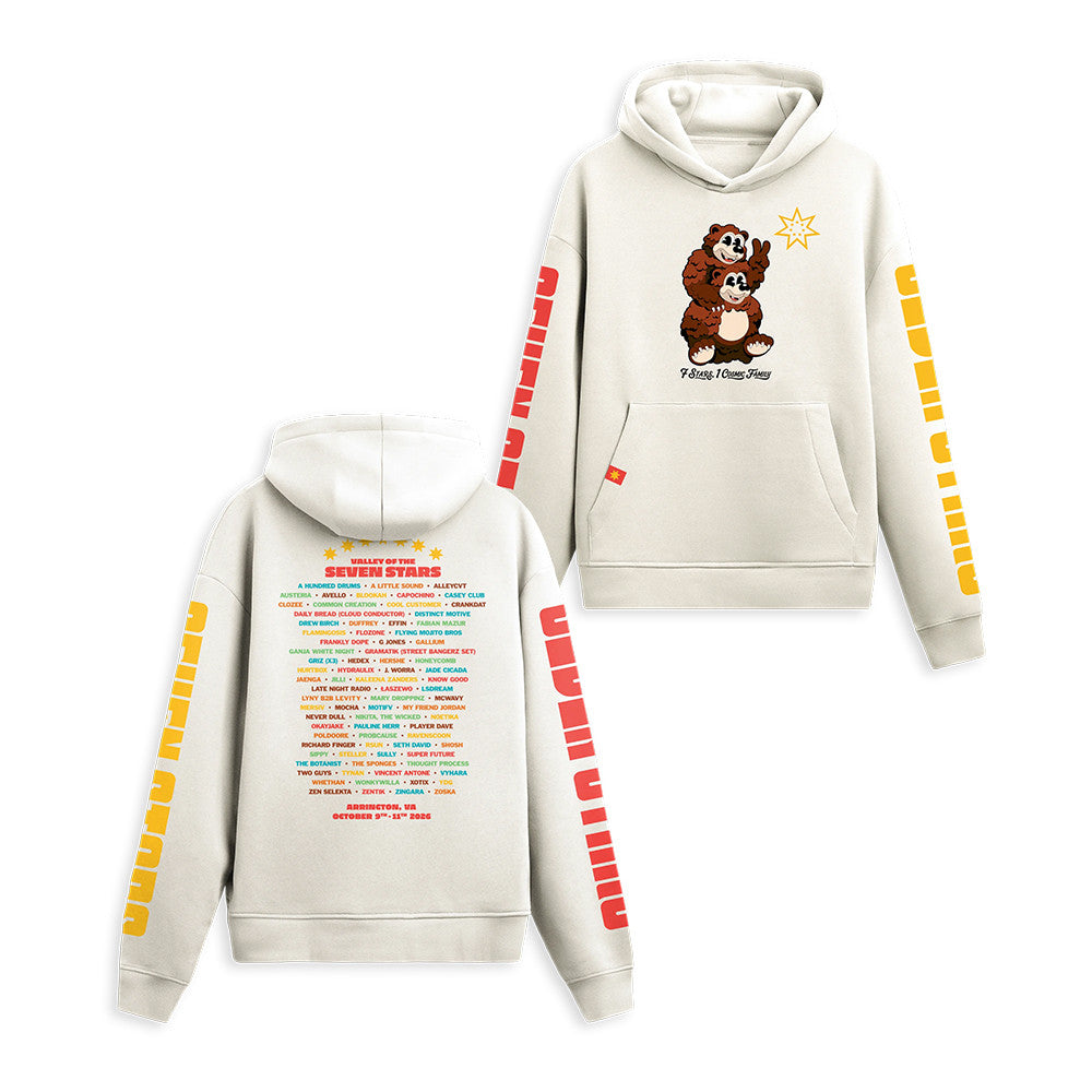 Griz Valley Of The Seven Stars Merch 26 Line Up Hoodie Gift For Griz Lovers - Foxy23shop