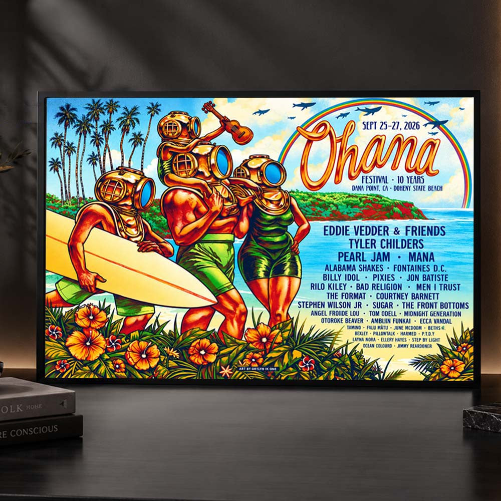 Ohana Festival Dana Point CA Event Canvas Best Wall Decor Music Lover Gifts - Foxy23shop