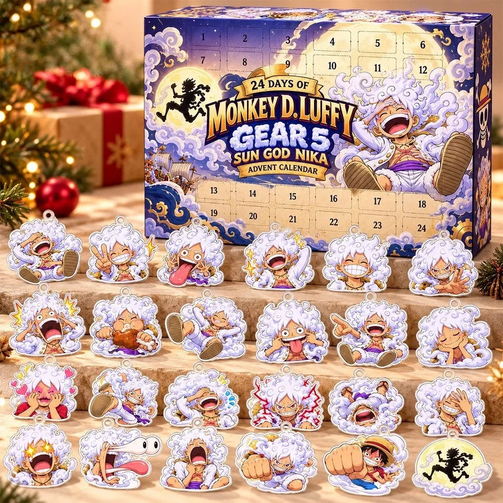 One Piece Luffy Gear 5 Advent Calendar Xmas Countdownx Gifts For One Piece Fans - Foxy23shop