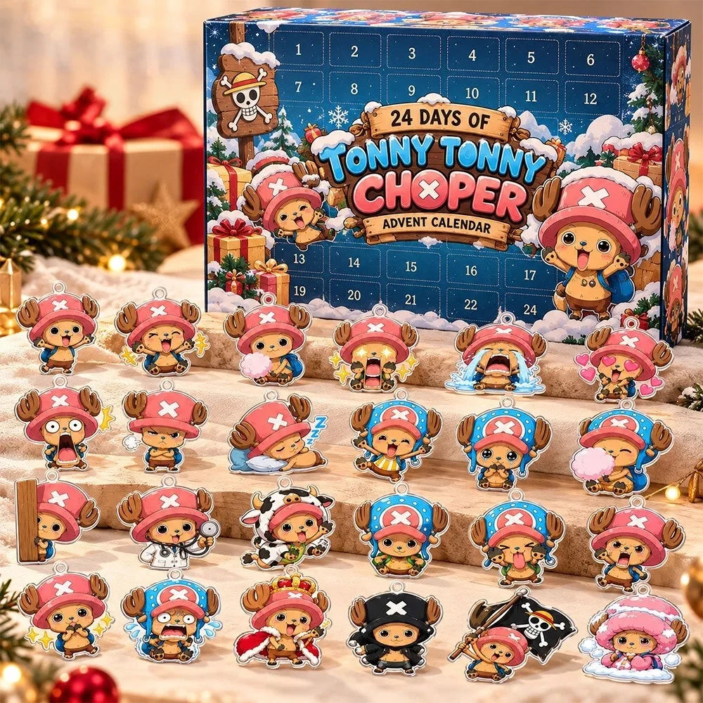 One Piece Tony Chopper Fan Advent Calendar Christmas Eve Countdown One Piece Lover Gifts - Foxy23shop