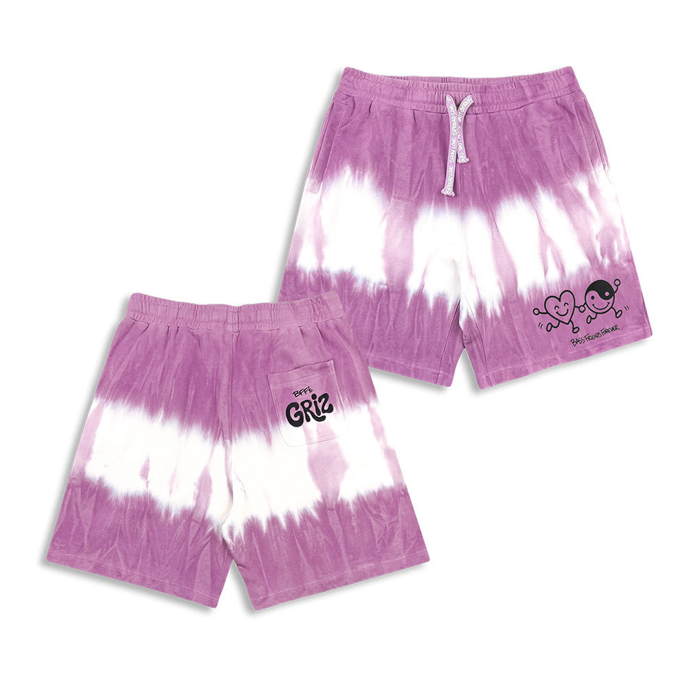 Griz Valley Of The Seven Stars Merch Bff Tie Dye Shorts Griz Clothing Gift Idea - Foxy23shop