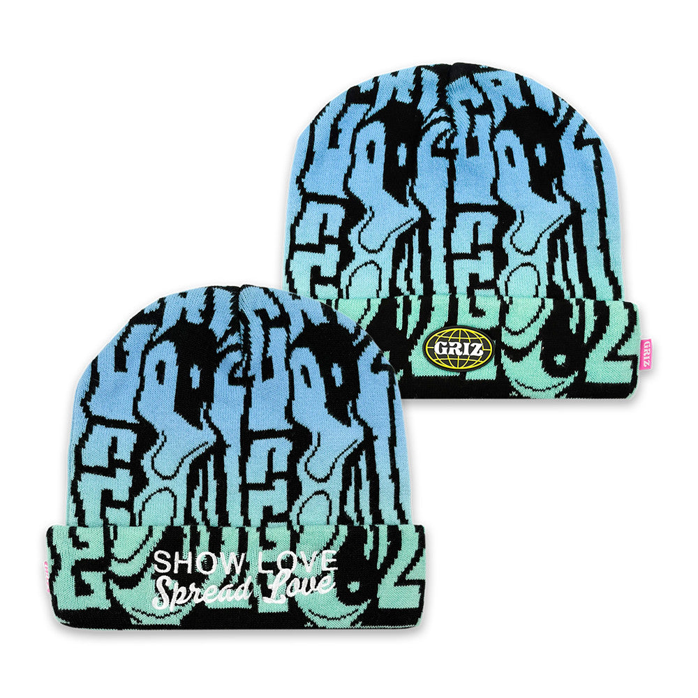 Griz Valley Of The Seven Stars Merch Lunar Haze Zerox Beanie Griz Accessories - Foxy23shop