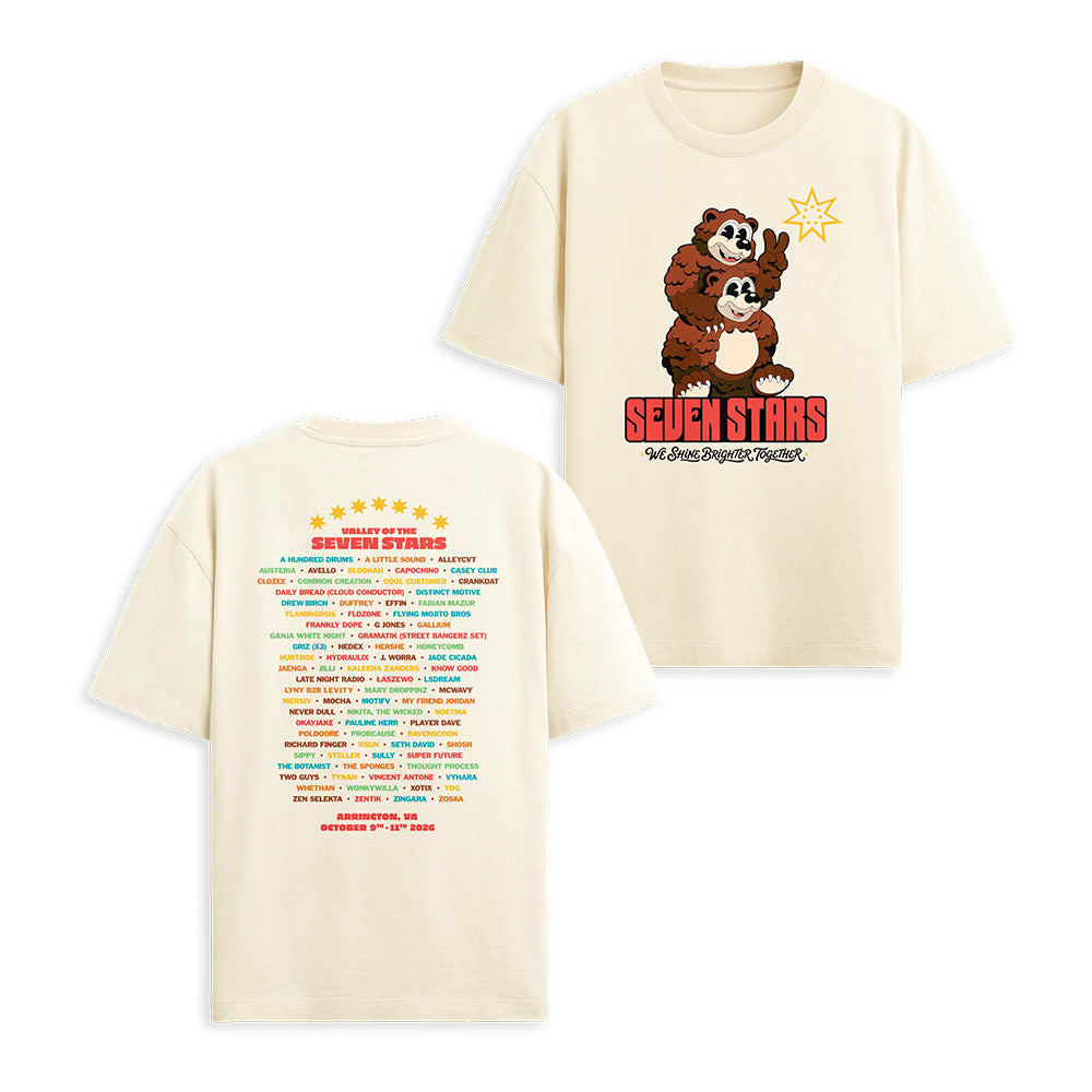 Griz Valley Of The Seven Stars Merch 26 Line Up T-Shirt Gifts For Griz Lovers - Foxy23shop