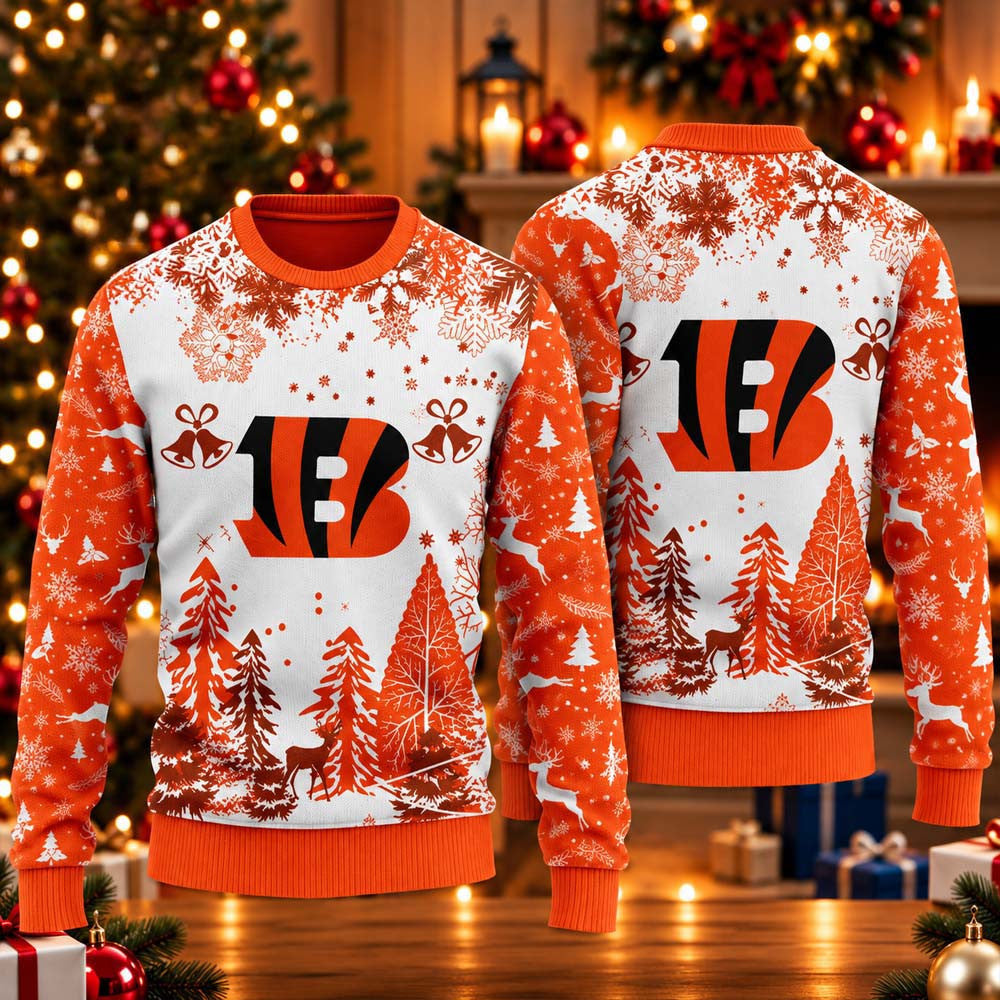 Cincinnati Bengals NFL 2026 Ugly Christmas Sweater Cincinnati Bengals Clothing Fan Gear - Foxy23shop