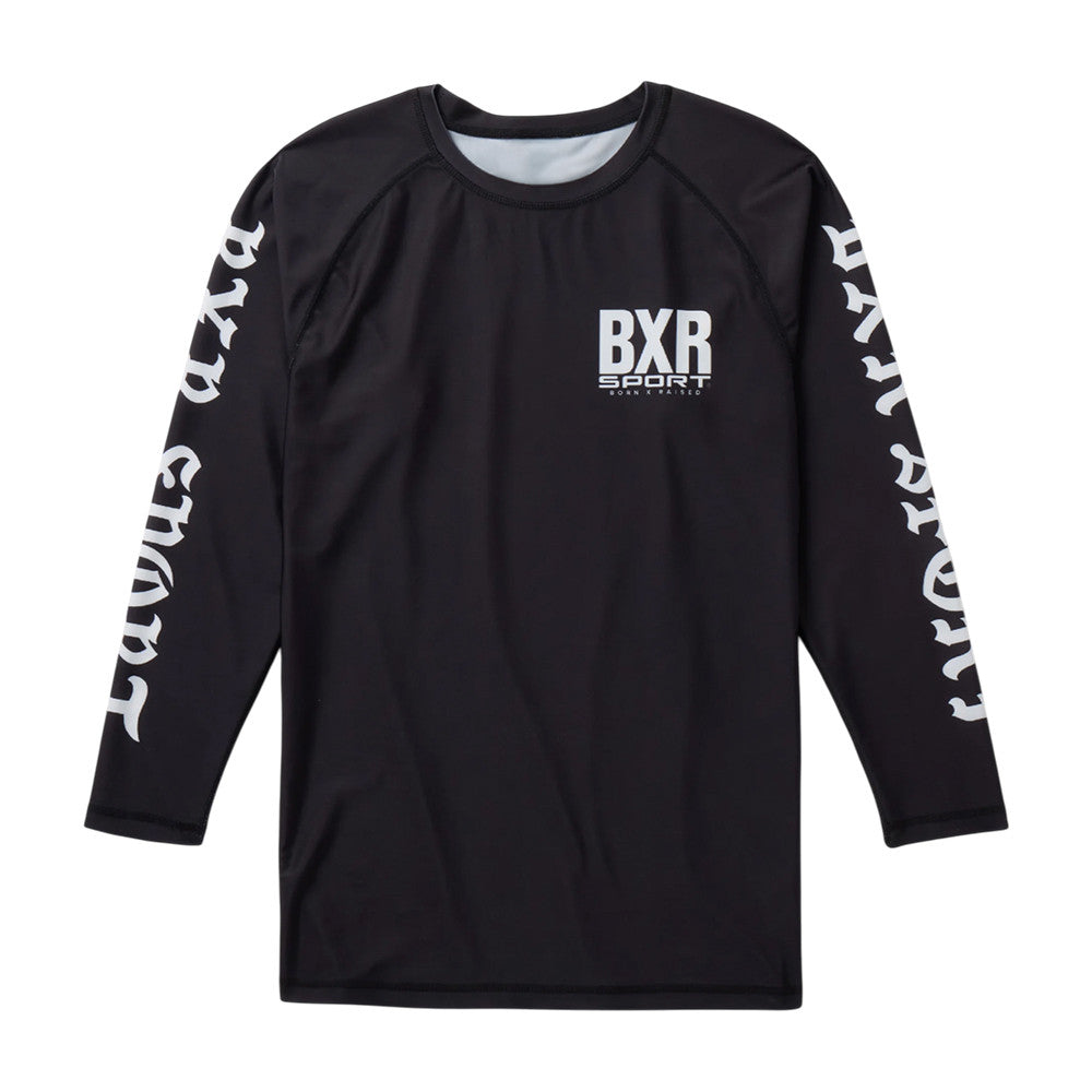Born x Raised Merch Sport On The Turf Rashguard Black Length Sleeves T-Shirt Present For Girlfriend - Foxy23shop