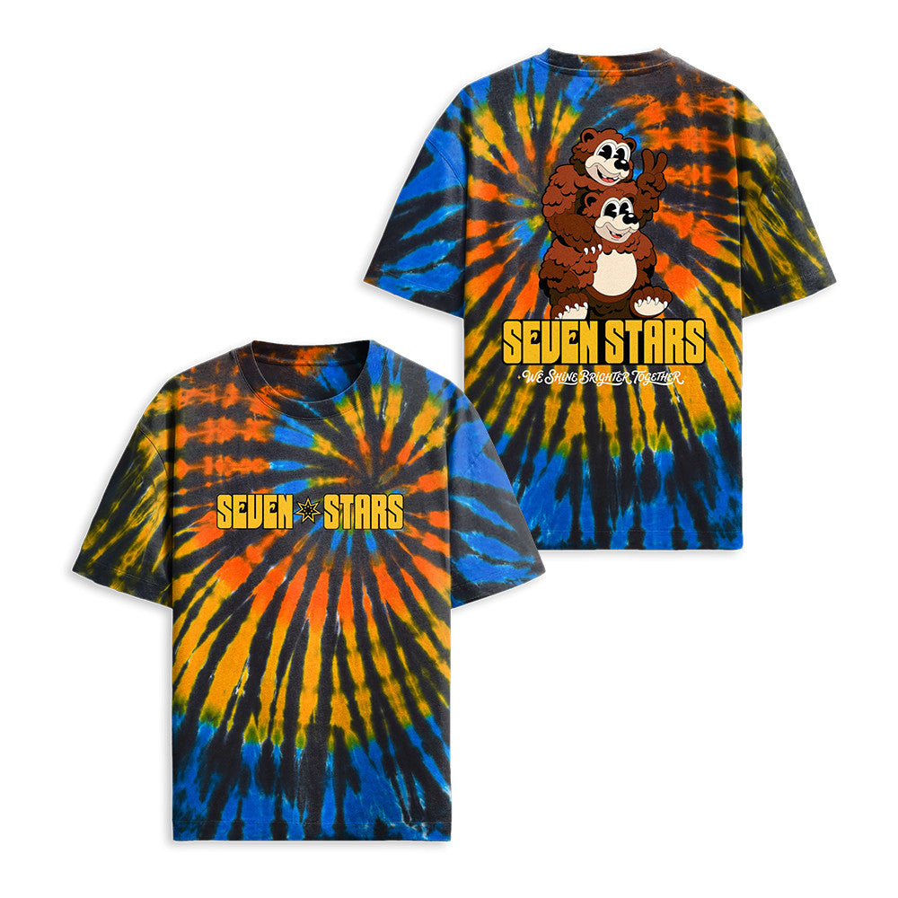 Griz Valley Of The Seven Stars Merch Piggy Back Bears Tee In Solstice Swirl T-Shirt Gifts For Fan - Foxy23shop