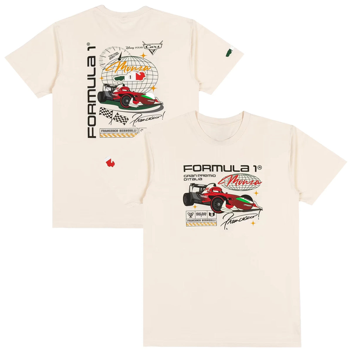 Formula 1 X Disney Monza 2026 Cars Francesco Bernoulli T-Shirt Disney Formula Merch Gifts For Him - Foxy23shop
