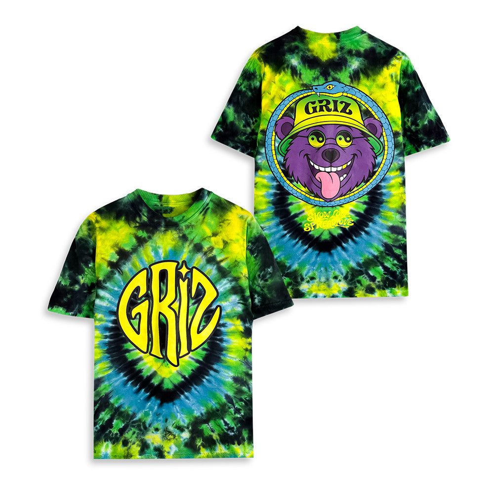 Griz Valley Of The Seven Stars Merch Ourobearos Tie Dye T-Shirt Gifts For Fans - Foxy23shop