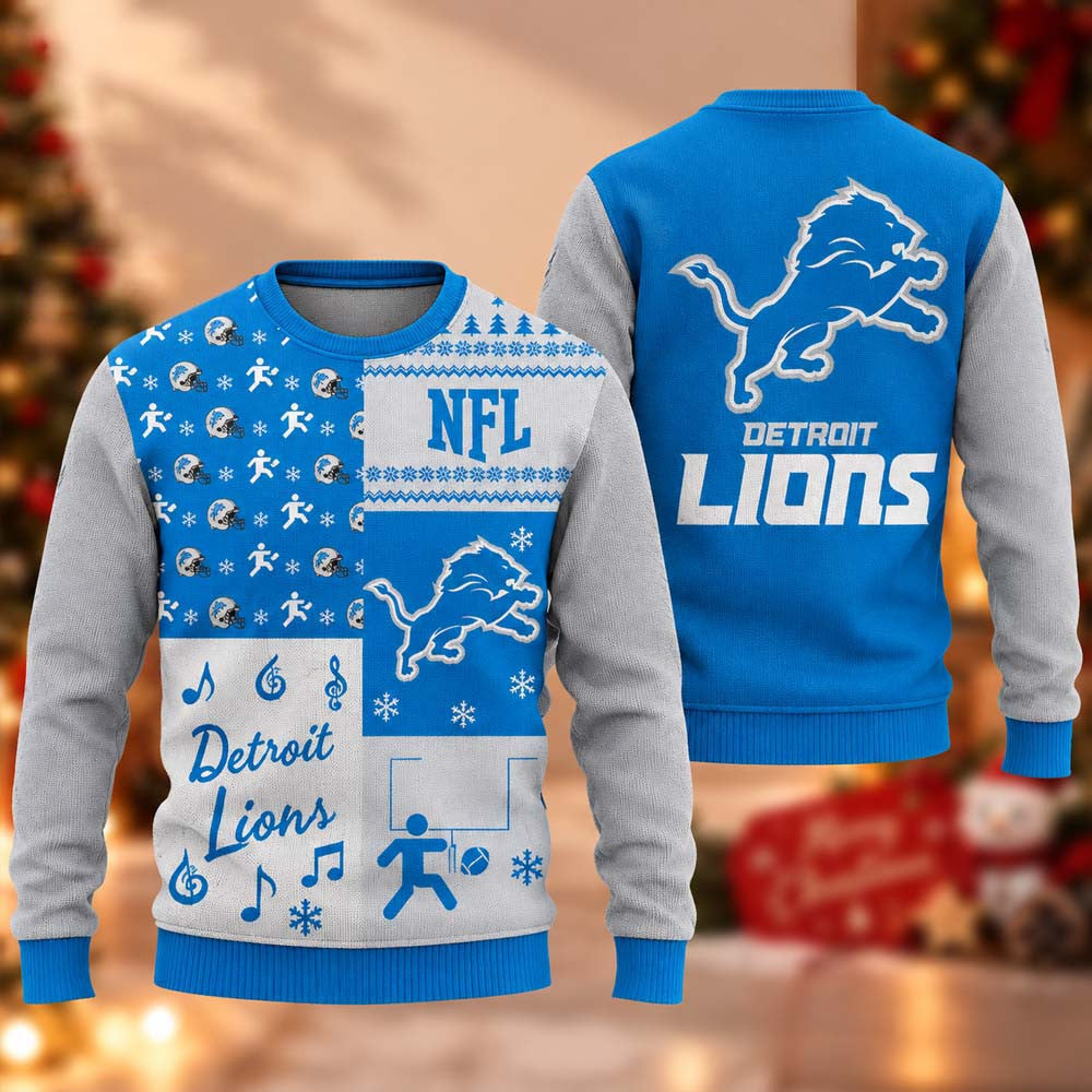 Detroit Lions X 2026 NFL Sweatshirt Detroit Lions Merch Gifts For One Pride - Foxy23shop