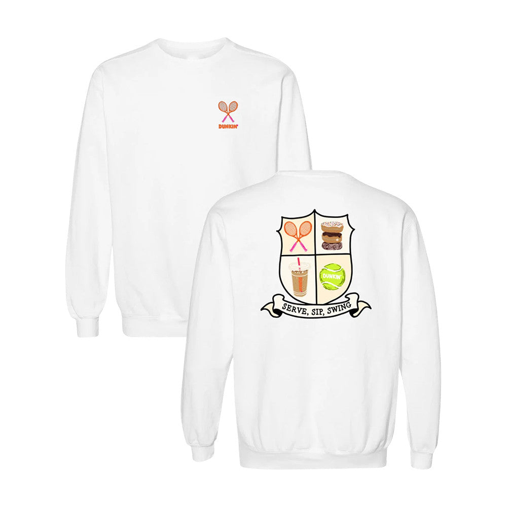 Dunkin' Merch Tennis Ceramic Sweatshirt Dunkin' Apparel Gift For Coffee Enthusiasts - Foxy23shop