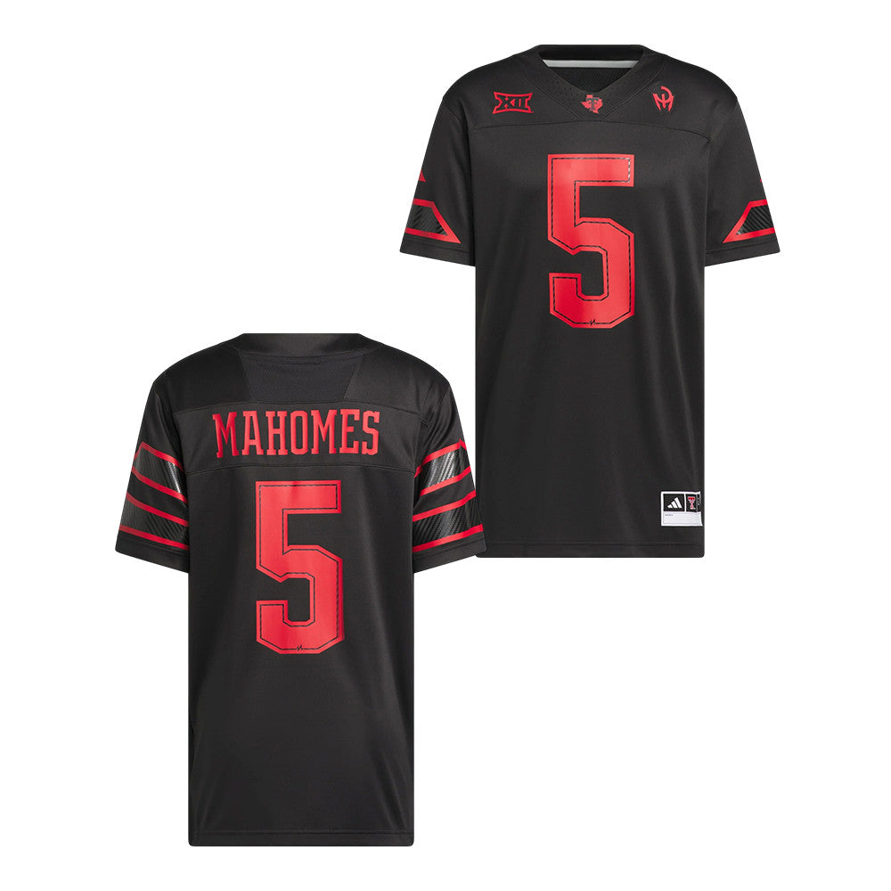 Patrick Mahomes #5 Texas Tech Red Raiders Football Premier V-Neck T-Shirt Gifts For Fan - Foxy23shop