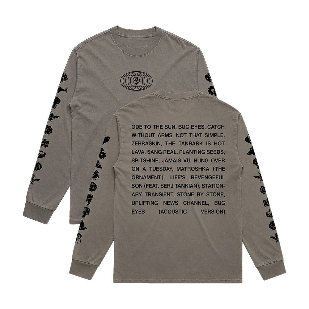 Dredg Merch Cwa20 Tracklist Long Sleeve Shirt Best Presents For Rock Lovers - Foxy23shop