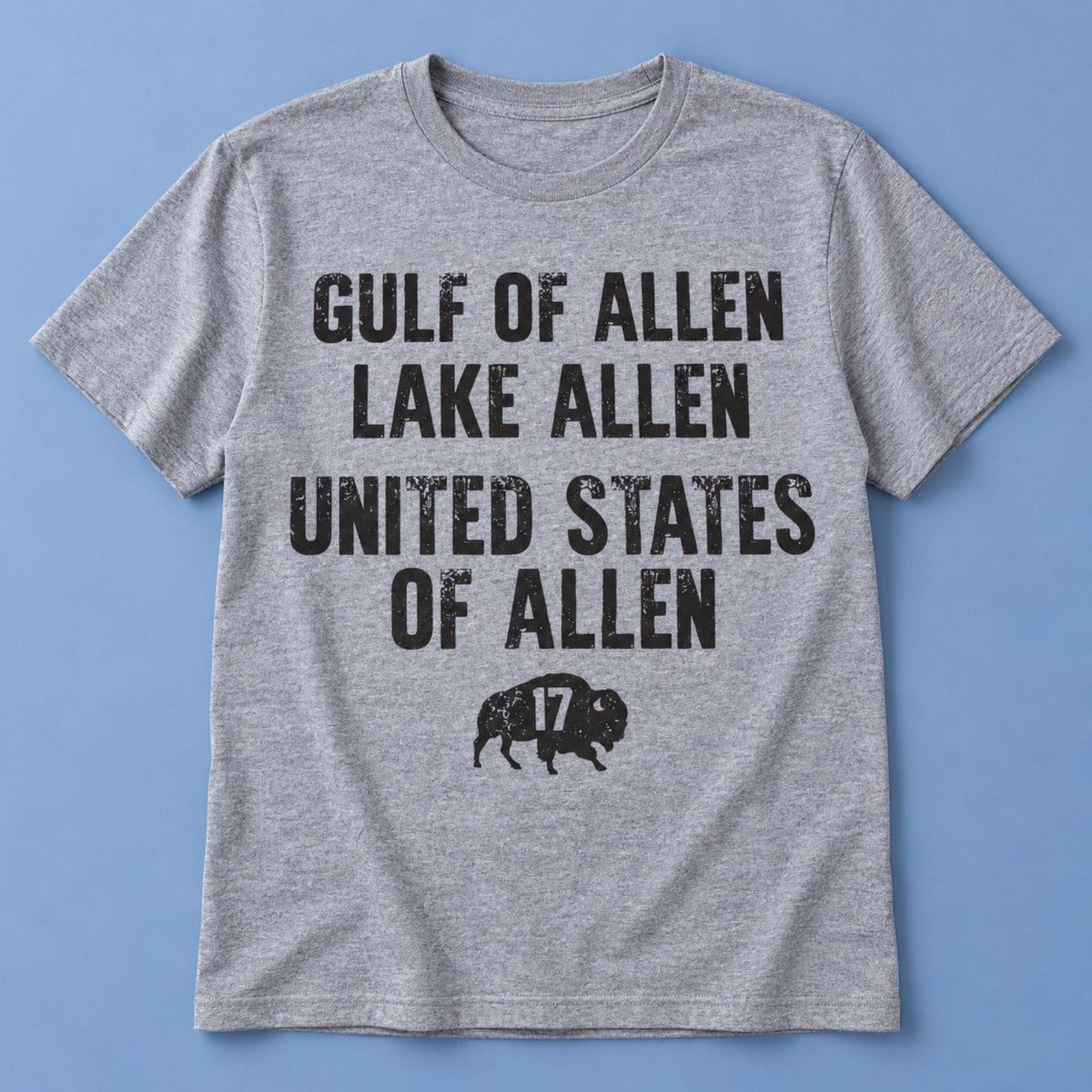 Gulf Of Allen Lake Allen United States Of Allen T-Shirt Buffalo Bills Merch Gifts For Fans - Foxy23shop