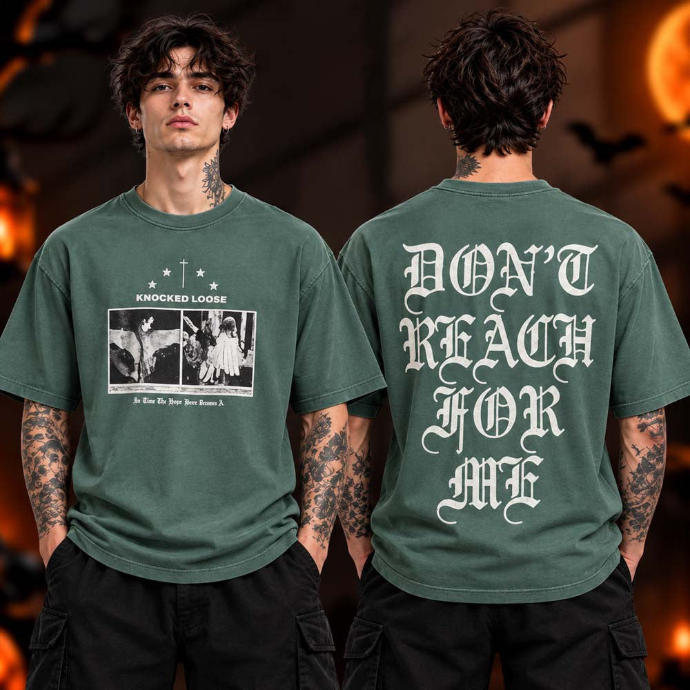 Knocked Loose Merch Collection Don't Reach For Me 2026 T-Shirt Gifts For Knocked Loose Lover - Foxy23shop