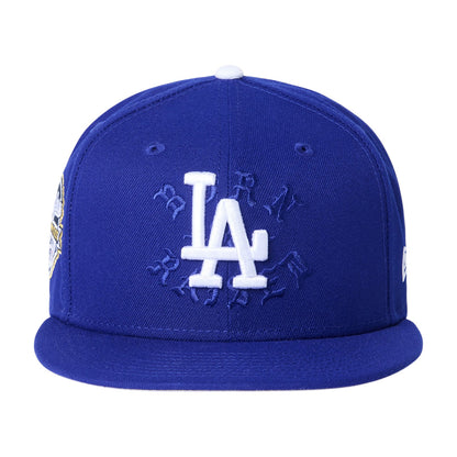 Born x Raised Merch New Era Dodgers 2025 World Series Fitted Blue Gifts For Music Lovers - Foxy23shop