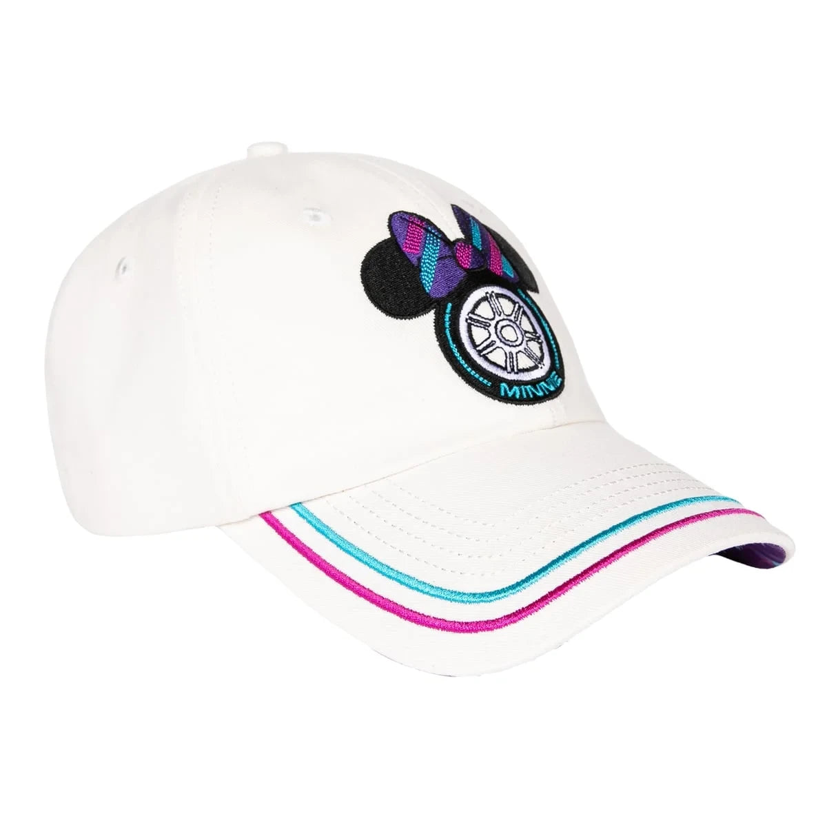 F1 Academy X Disney Unisex Lock Up Dad Adjustable Hat Cream Disney Formula Merch Gifts For Him - Foxy23shop