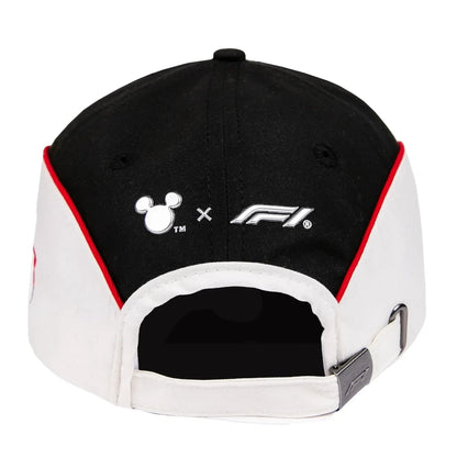 Formula 1 x Disney Race Adjustable Hat White Disney Formula Merch Gifts For Him - Foxy23shop
