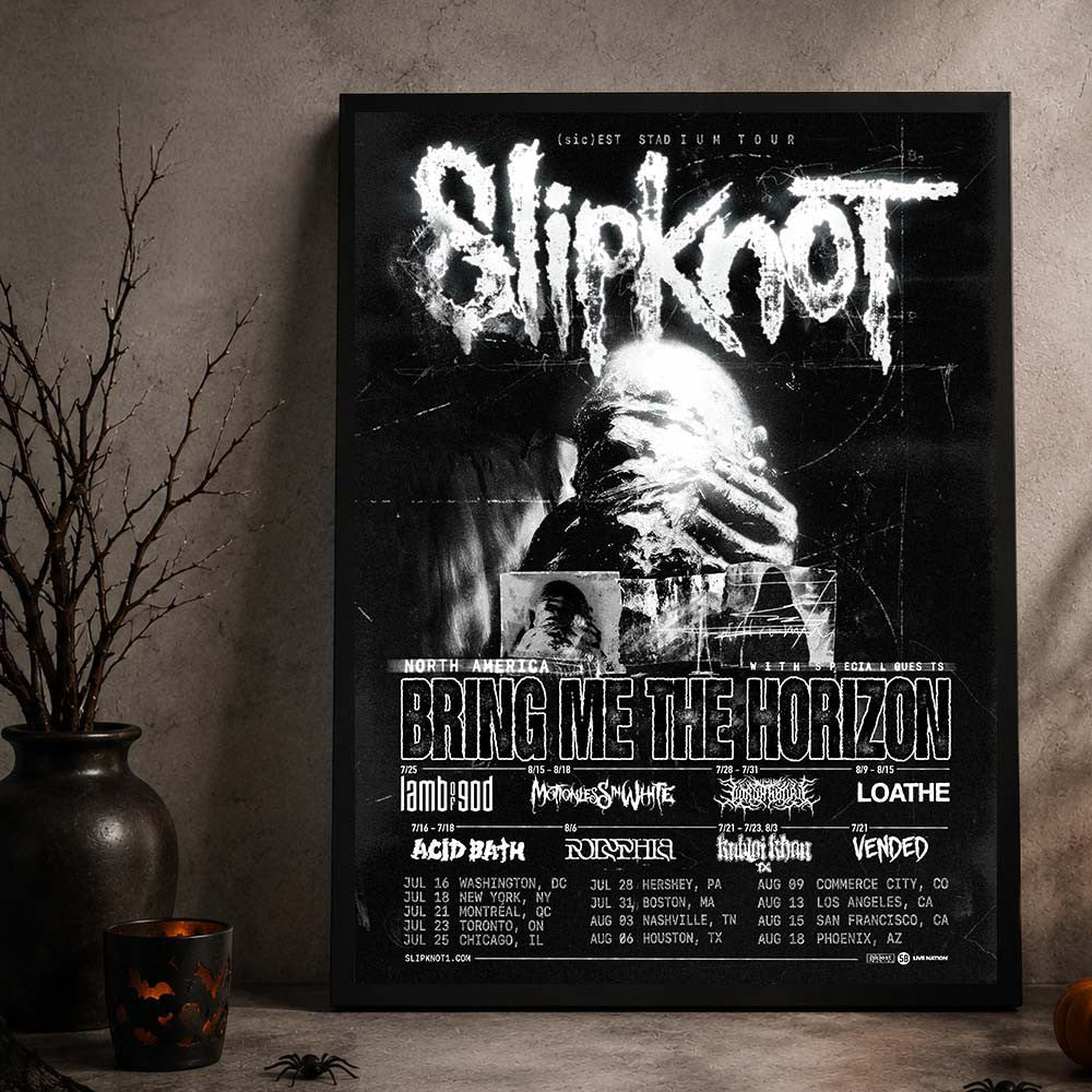 Slipknot North America 2027 sicEST Stadium Tour Poster Slipknot Concert Poster Gifts For Fans - Foxy23shop