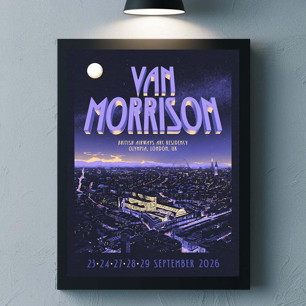 Van Morrison London UK 2026 Tour Poster Van Morrison Concert Poster Gifts For Fans - Foxy23shop