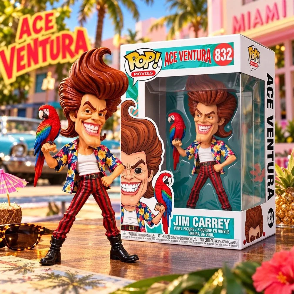 Ace Ventura Pet Detective 832 Funko Pop Ace Ventura Figure Gifts For Brother - Foxy23shop