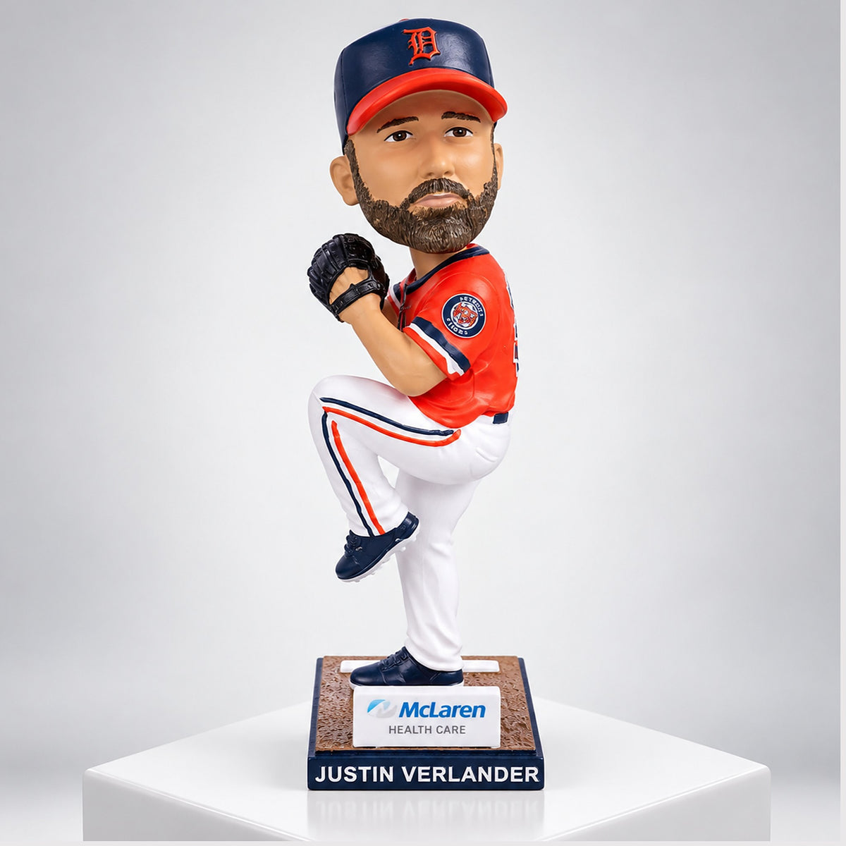 Detroit Tigers Justin Verlander Bobblehead 2026 Justin Verlander Figure Gifts For Baseball Fans - Foxy23shop