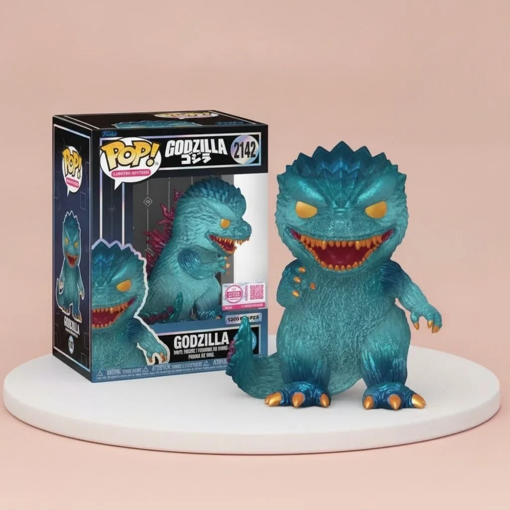 Glitter Godzilla Funko Pop Godzilla Figure Gift Ideas For Monsters Lovers - Foxy23shop
