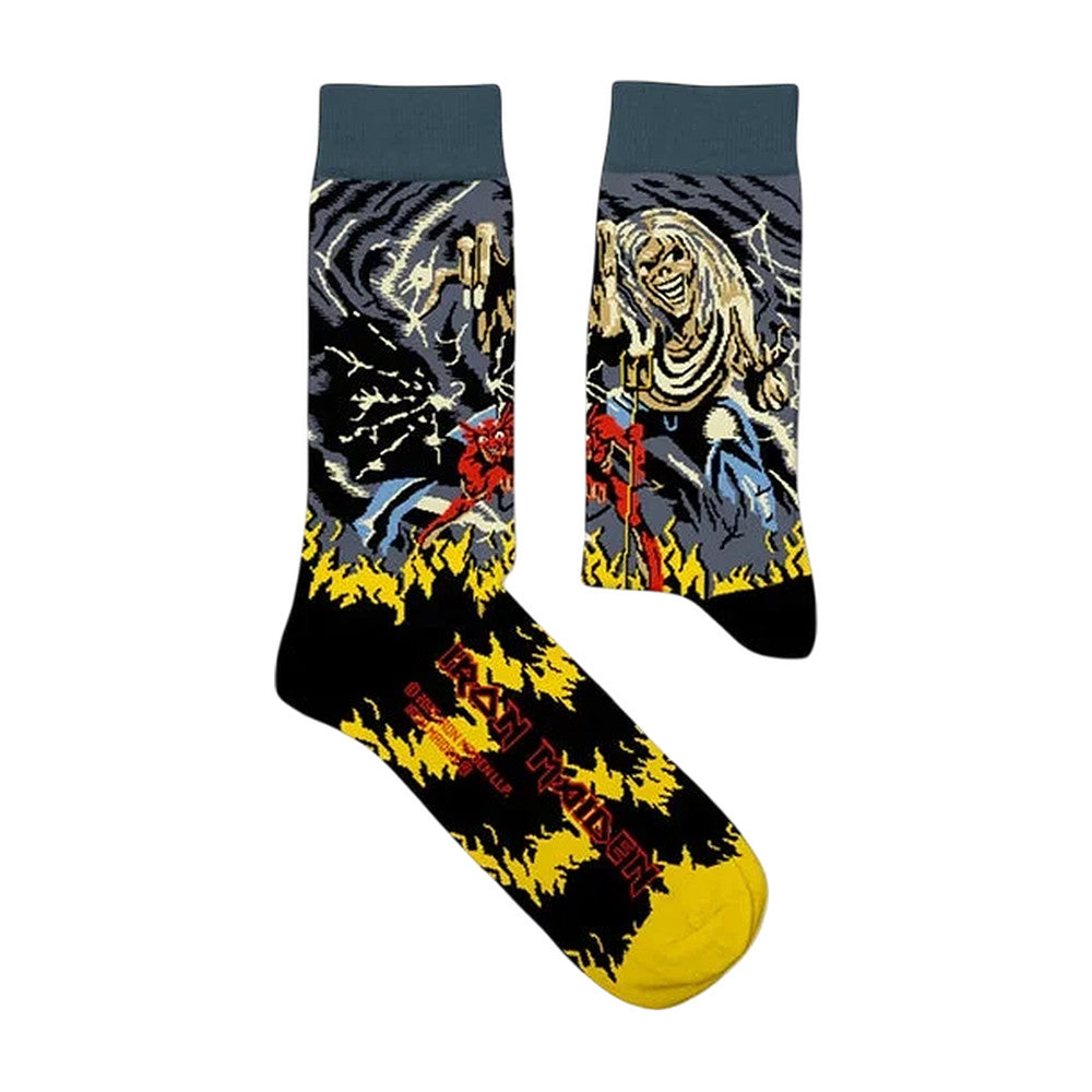 Iron Maiden The Number Of The Beast Sock Iron Maiden Clothing Gift Ideas For Fans - Foxy23shop