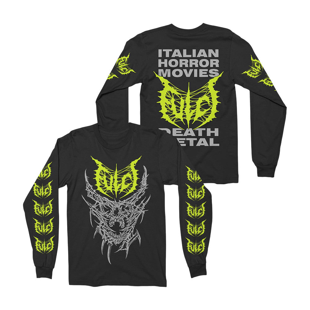 Fulci Tribal Skull Long Sleeve Shirt Fulci Streetwear Apparel Best Presents For Music Lovers - Foxy23shop