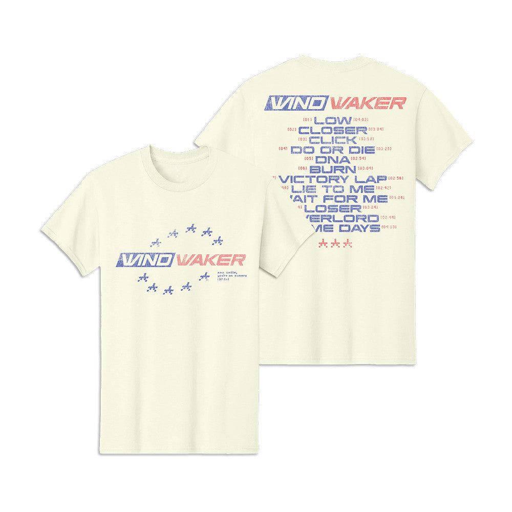 Fearless Records Store Merch Windwaker Smile Tracklist T-Shirt Gifts For Windwaker Lovers - Foxy23shop