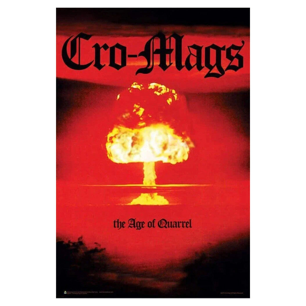 Cro Mags The Age Of Quarrel Poster Cro Mags Concert Poster Music Lover Gifts - Foxy23shop