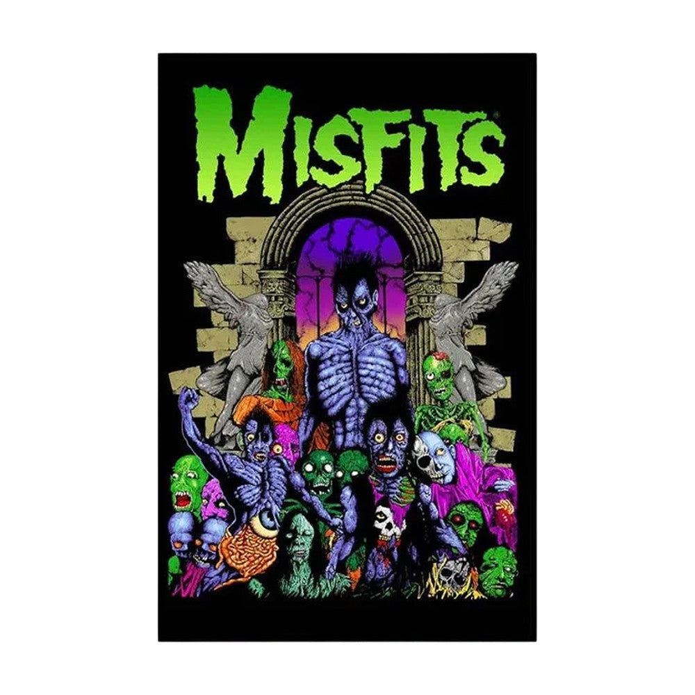 Night Shift Misifts Earth Ad Poster Misfits Concert Poster Unique Gifts For Music Lover - Foxy23shop
