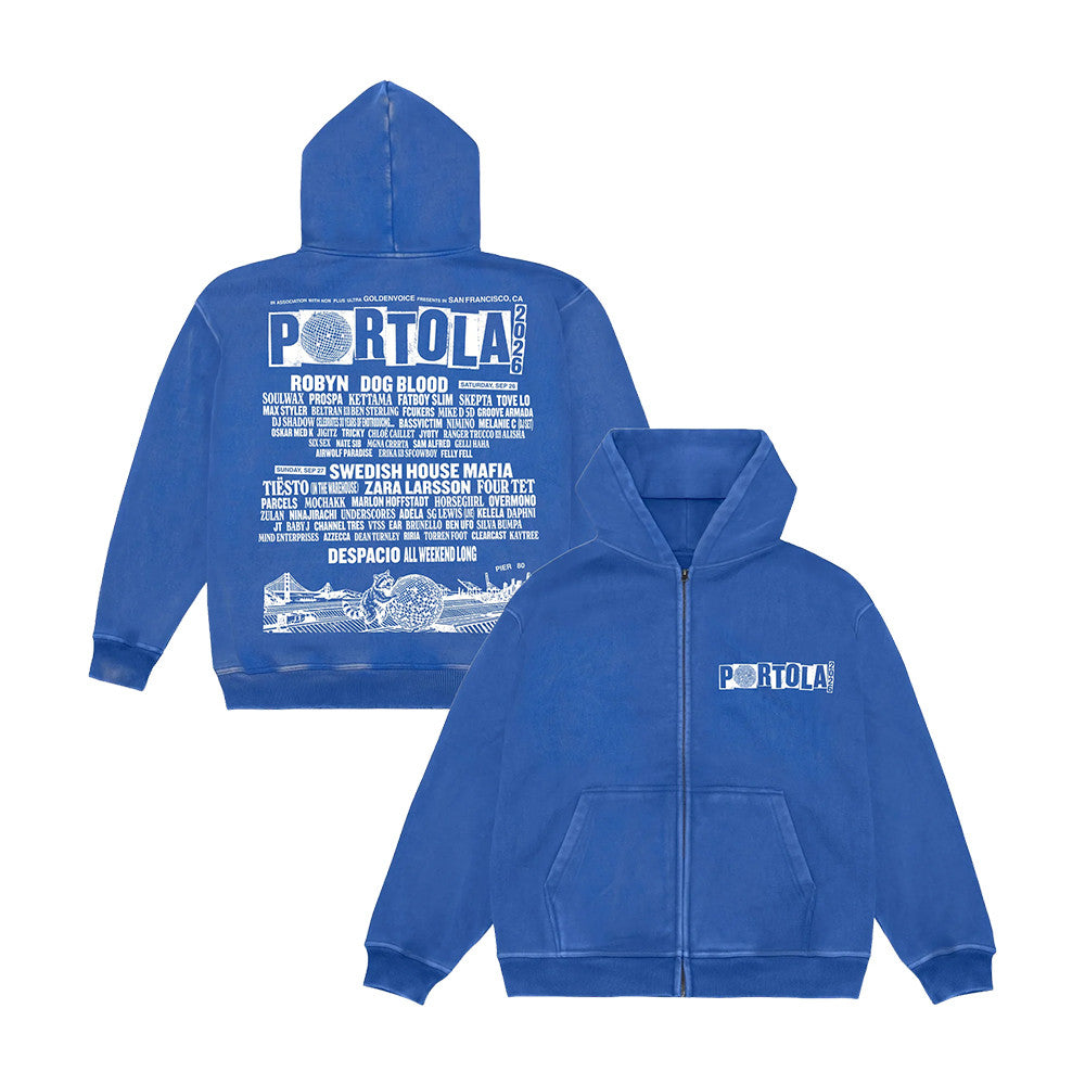 Portola Music Festival Mech 2026 Portola 2026 Lineup Zip Hoodie Gift Ideas For Brothers - Foxy23shop