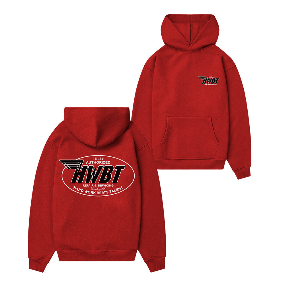 HWBT Merch Fully Authorized Red Hoodie HWBT Apparel Presents For Friends - Foxy23shop