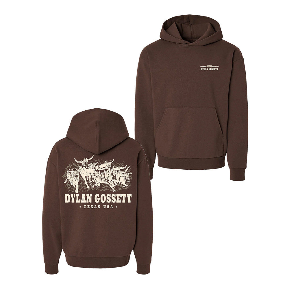 Dylan Gossett Merch Cattle Hoodie Dylan Gossett Hooded Sweatshirt Gifts For Music Buffs - Foxy23shop