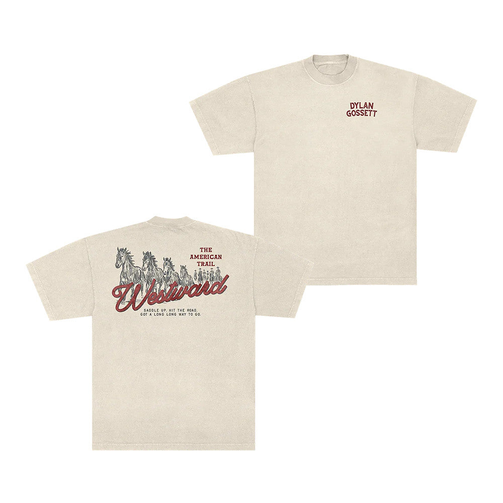 Dylan Gossett Merch American Trail Westward T-Shirt Presents For Dylan Gossett Fans - Foxy23shop