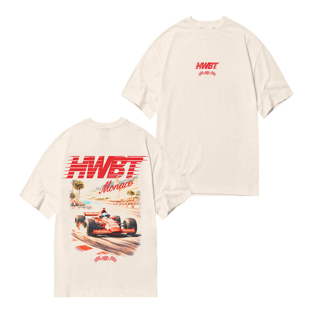 HWBT Merch Monaco F1 T-Shirt HWBT Streetwear Apparel Presents For Boyfriend - Foxy23shop