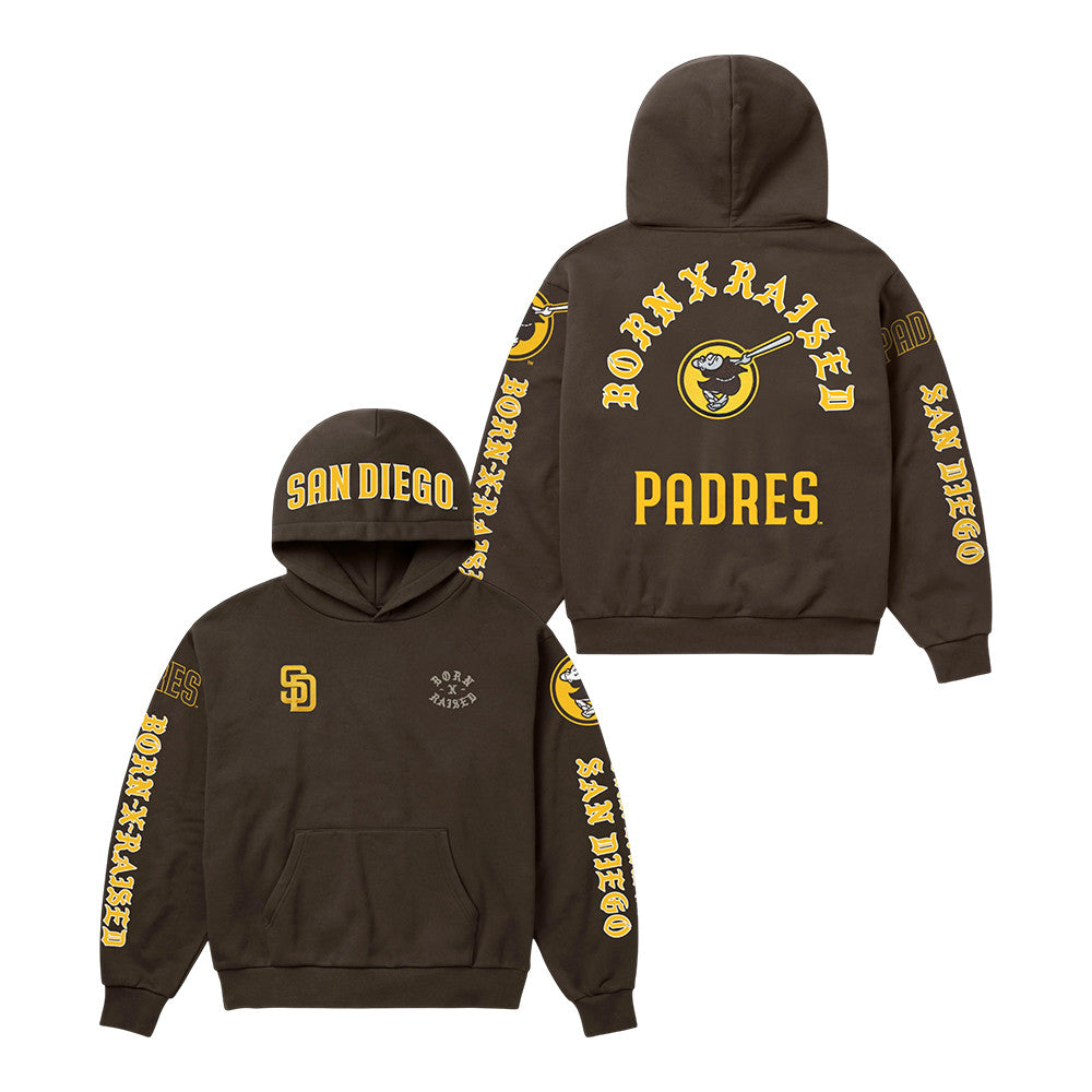Born x Raised Store Merch San Diego Padres Moneyball Hoodie Baseball Fan Gear - Foxy23shop
