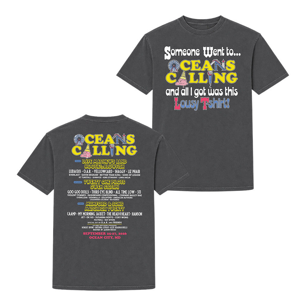 Oceans Calling Festival Merch Lousy Lineup T-Shirt 2026 Music Festival Apparel - Foxy23shop