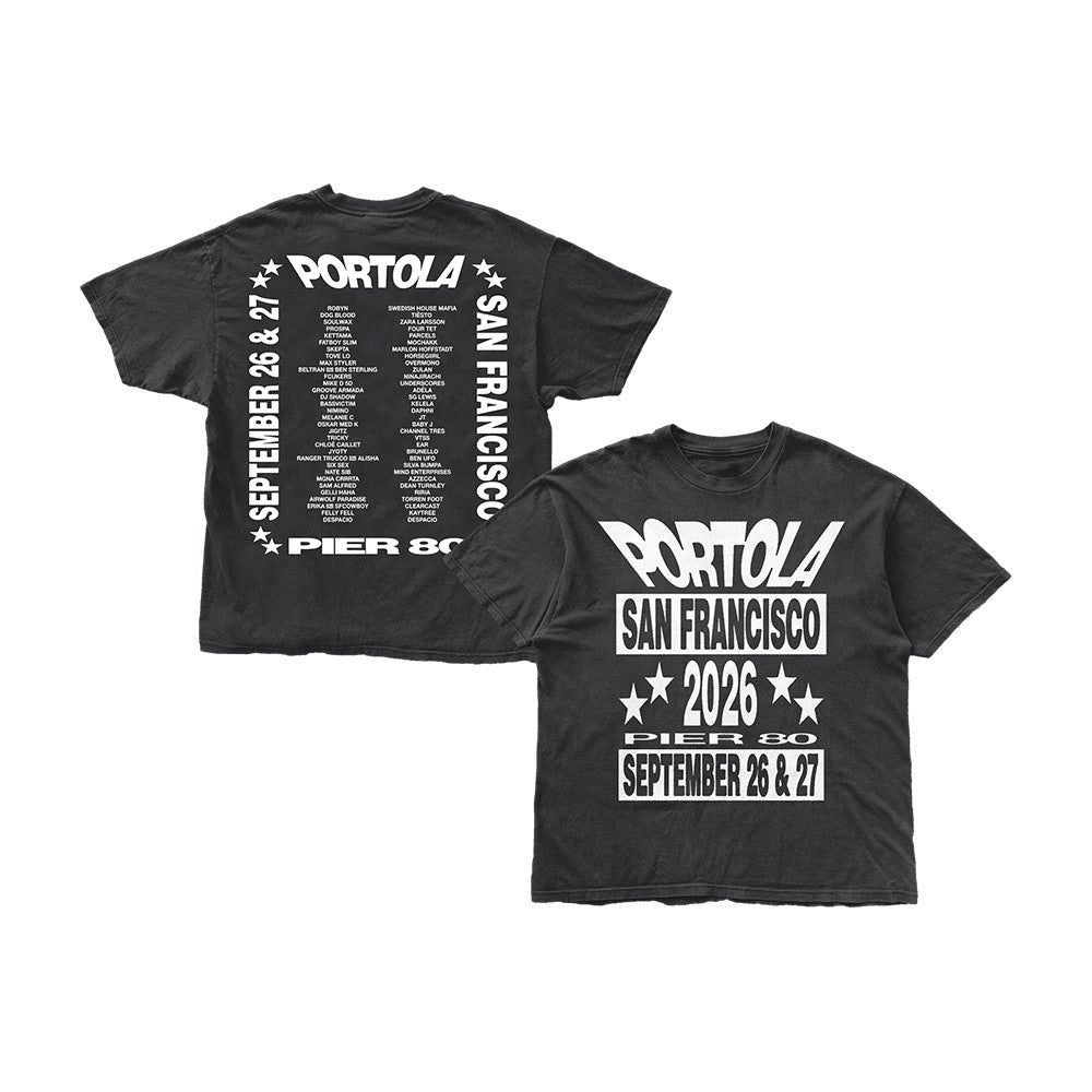 Pier Star 2026 Lineup T-Shirt Portola Music Festival Mech 2026 Gifts For Music Lovers - Foxy23shop