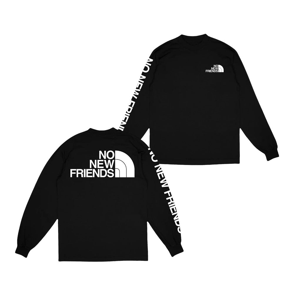 Saosin Store Merch No New Friends Long Sleeve Shirt Gift Ideas For Music Lovers - Foxy23shop