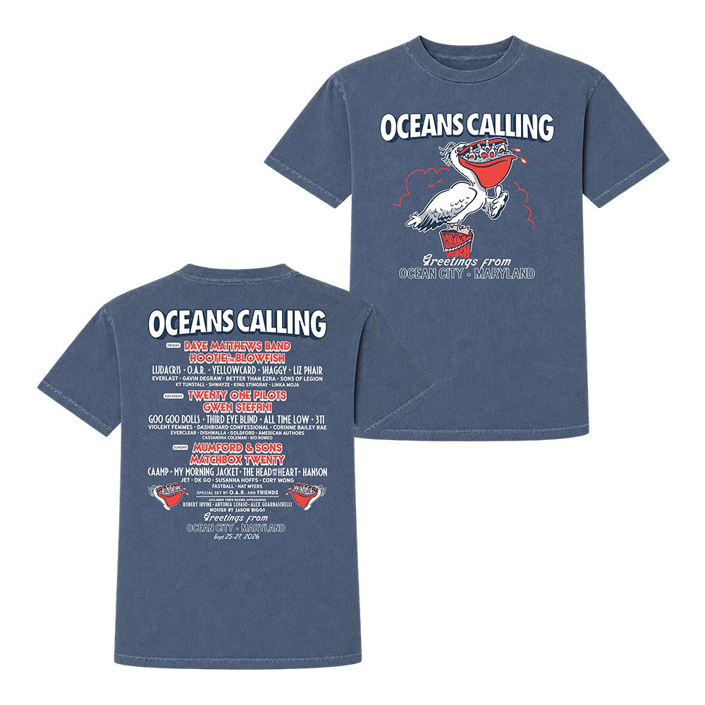 Oceans Calling Festival Merch Party Pelican Lineup T-Shirt Gifts For Music Buffs - Foxy23shop