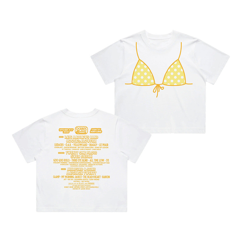 Oceans Calling Festival Merch Bikini Lineup Cropped Shirt Presents For Wife - Foxy23shop