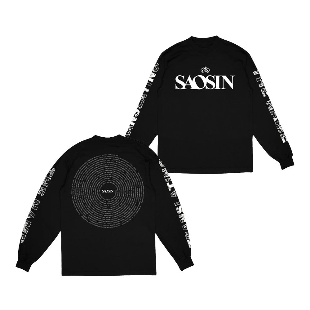 Saosin Store Merch TTN Long Sleeve Shirt Saosin Apparel Music Fan Gifts - Foxy23shop